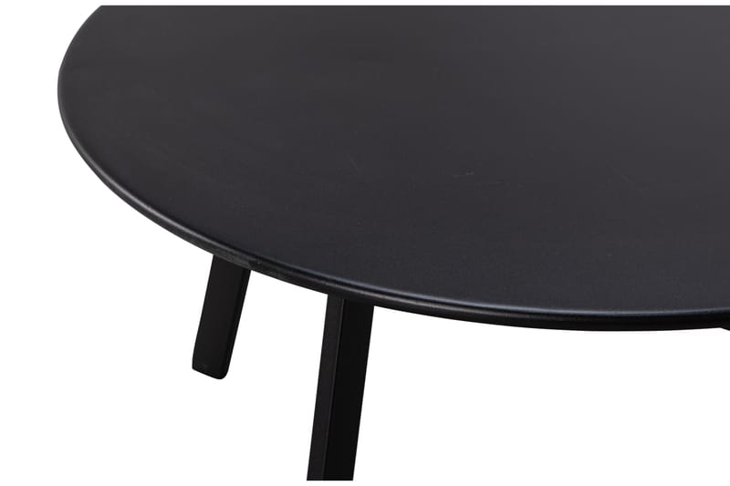 Fer Sofabord Rundt 70 cm - Svart - Møbler - Bord - Sofabord