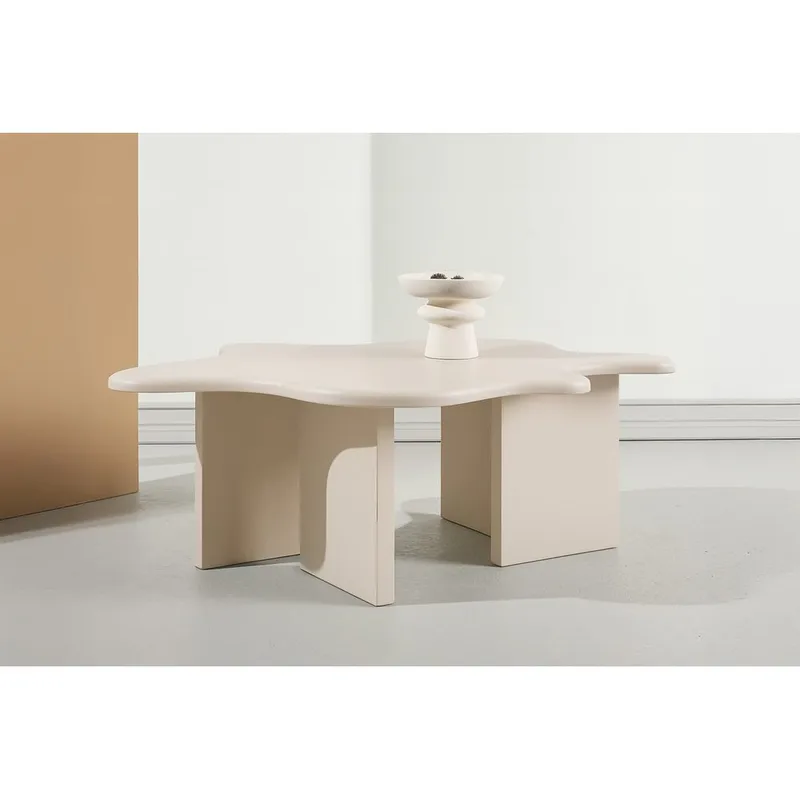 Sofabord Flower - Beige - Møbler - Bord - Sofabord
