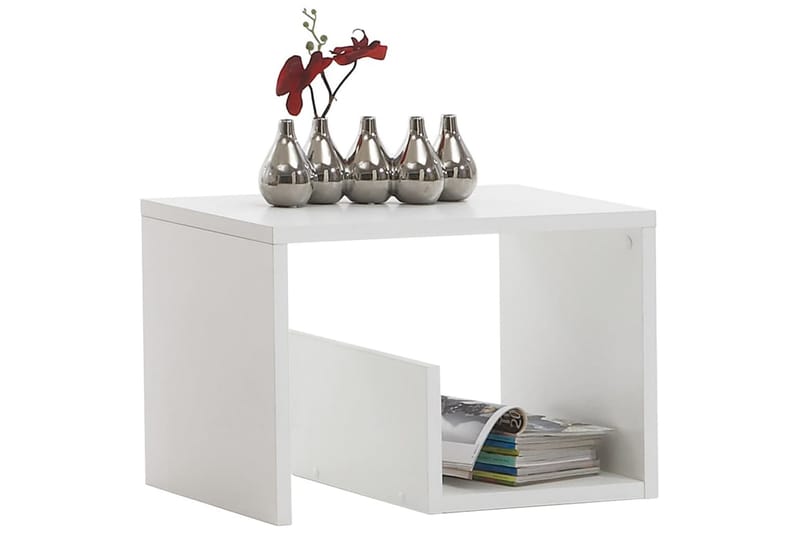 FMD Salongbord 2-i-1 59,1x35,8x37,8 cm hvit - Møbler - Bord - Sofabord
