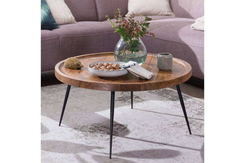 Forcell Sofabord 75 cm - Brun - Møbler - Bord - Sofabord
