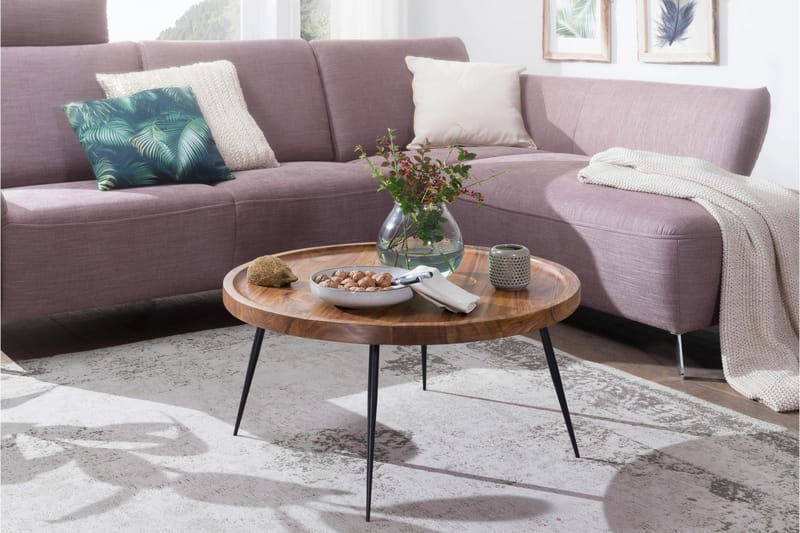 Forcell Sofabord 75 cm - Brun - Møbler - Bord - Sofabord