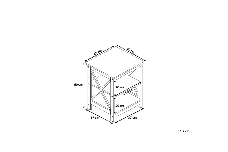 Foster Sofabord 40 cm - Svart - Møbler - Bord - Sofabord