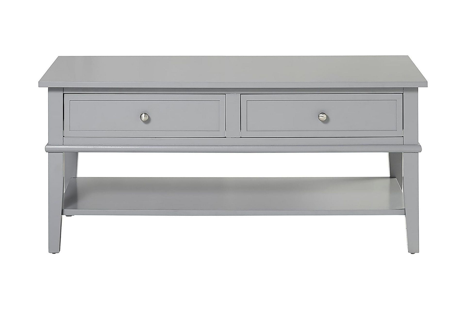 Franklin Sofabord 105 cm med Oppbevaringshylle + 2 Skuffer G - Dorel Home