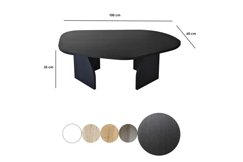 Sofabord Fredrilla Svart - Svart - Møbler - Bord - Sofabord