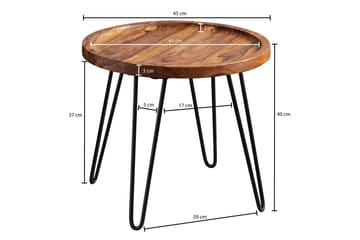 Fromherz Sofabord 45 cm - Brun - Møbler - Bord - Sofabord