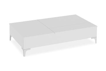 Furny Home Sofabord 121 cm Hev- og Senkbart med Oppbevaring