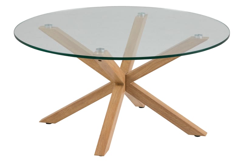 Ganesh Sofabord 82 cm Rund - Eg - Møbler - Bord - Sofabord