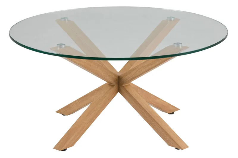 Ganesh Sofabord 82 cm Rund - Eg - Møbler - Bord - Sofabord