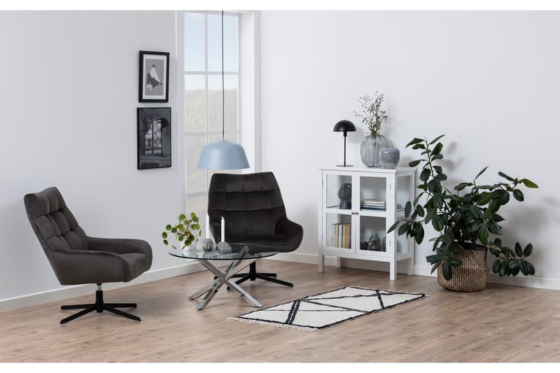 Ganesh Sofabord 82 cm Rund - Grå - Møbler - Bord - Sofabord