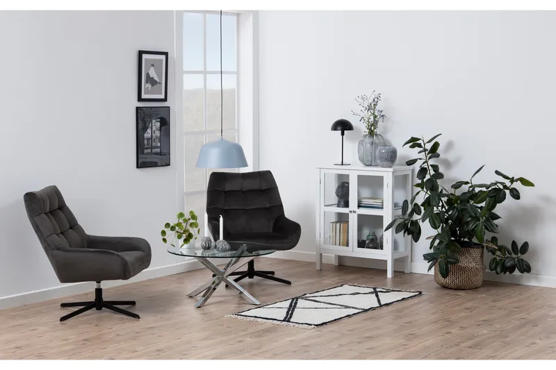 Ganesh Sofabord 82 cm Rund - Grå - Møbler - Bord - Sofabord