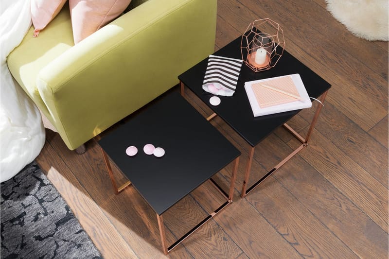 Geancarlo Settbord 2-pk 48 cm - Kobber - Møbler - Bord - Sofabord