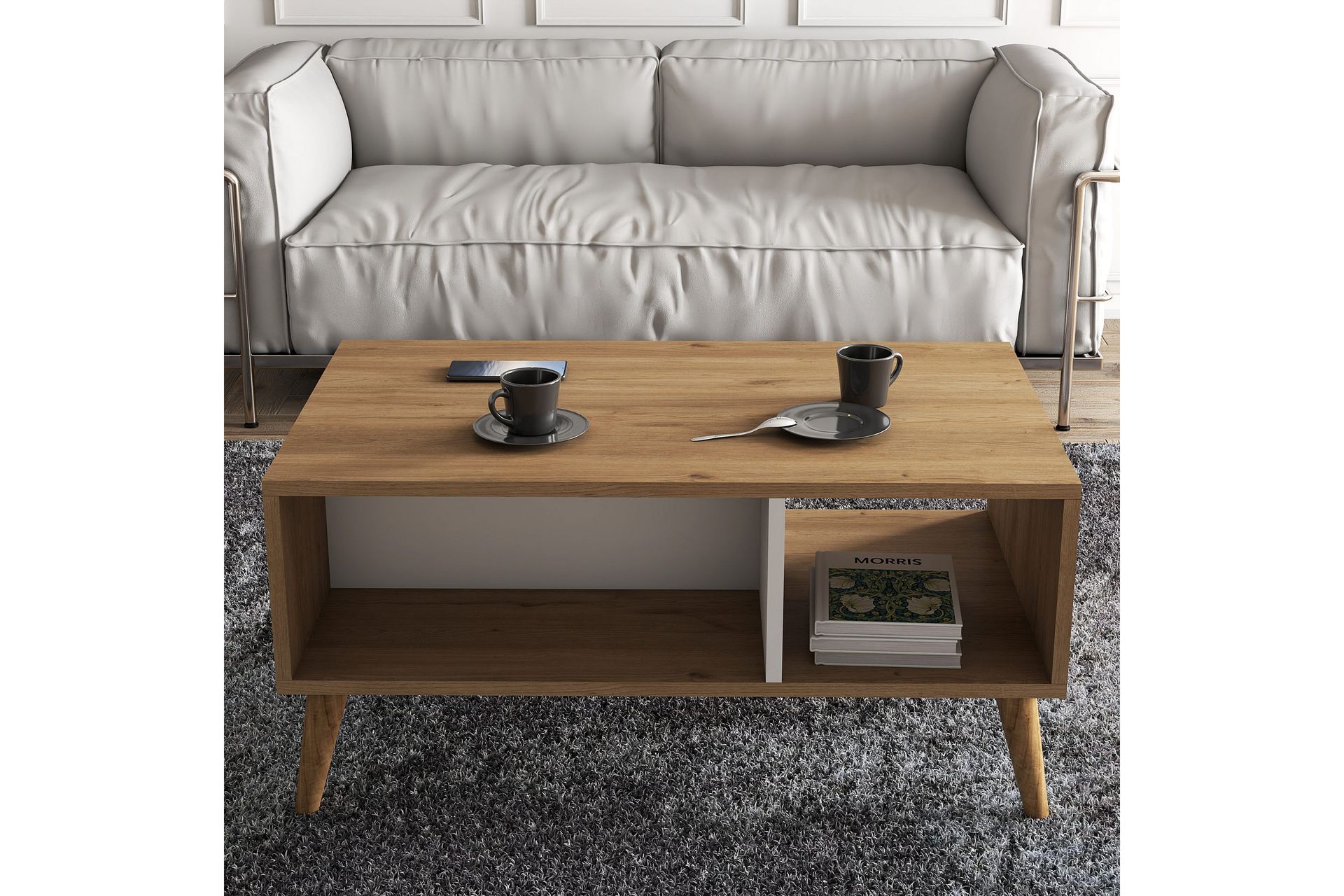 Givrezac Sofabord 90x54x90 cm - Eik - Møbler - Bord - Sofabord