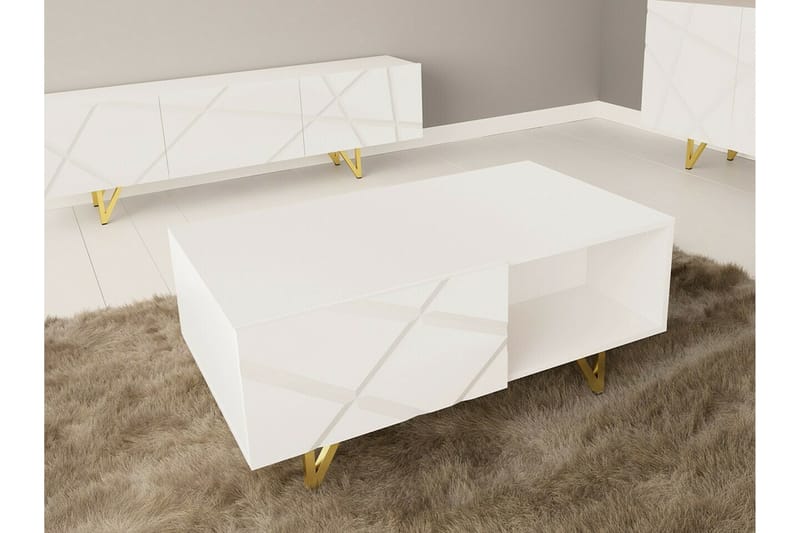 Glenndale Sofabord 59 cm - Hvid - Møbler - Bord - Sofabord