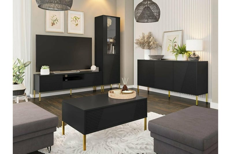 Glenndale Sofabord 60 cm - Svart - Møbler - Bord - Sofabord