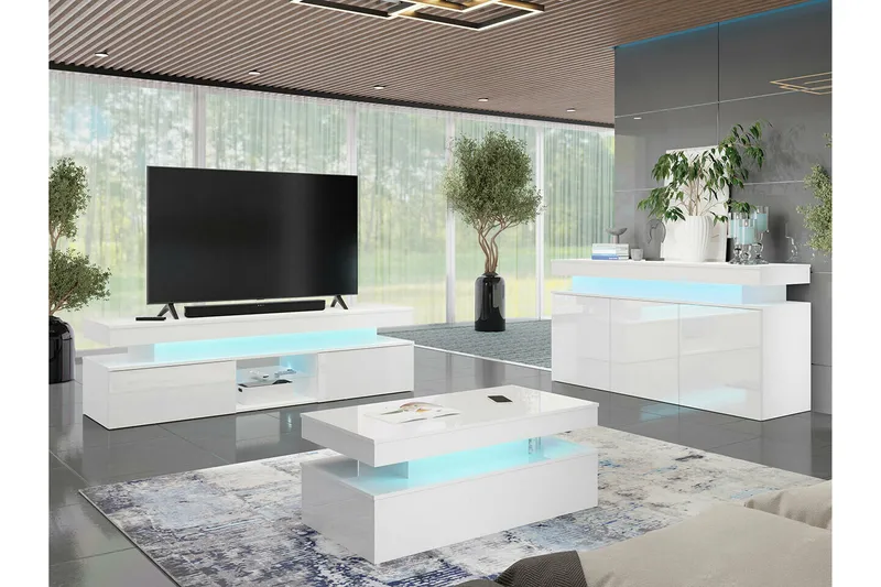 Glenndale Soffbord 55 cm Concept 55 White - Møbler - Bord - Sofabord