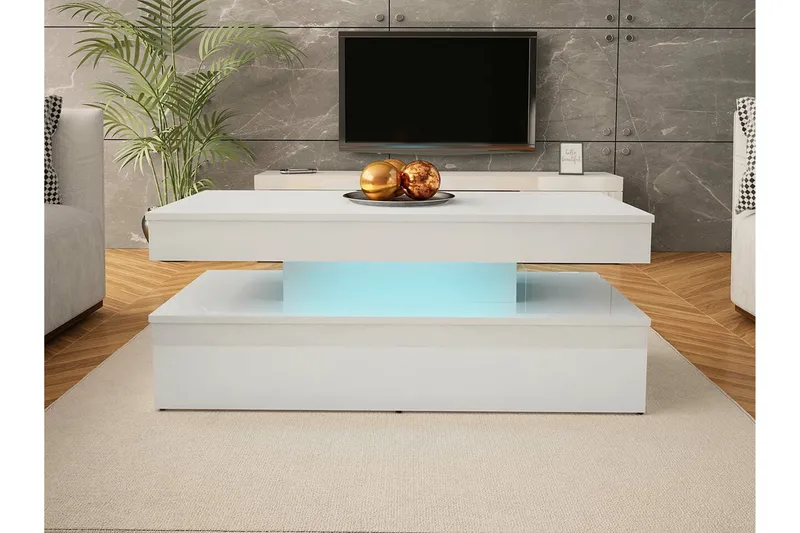 Glenndale Soffbord 55 cm Concept 55 White - Møbler - Bord - Sofabord