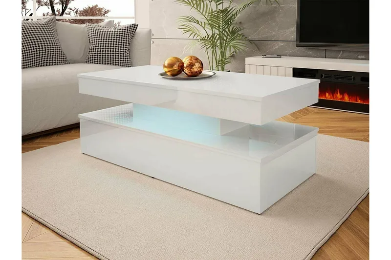 Glenndale Soffbord 55 cm Concept 55 White - Møbler - Bord - Sofabord