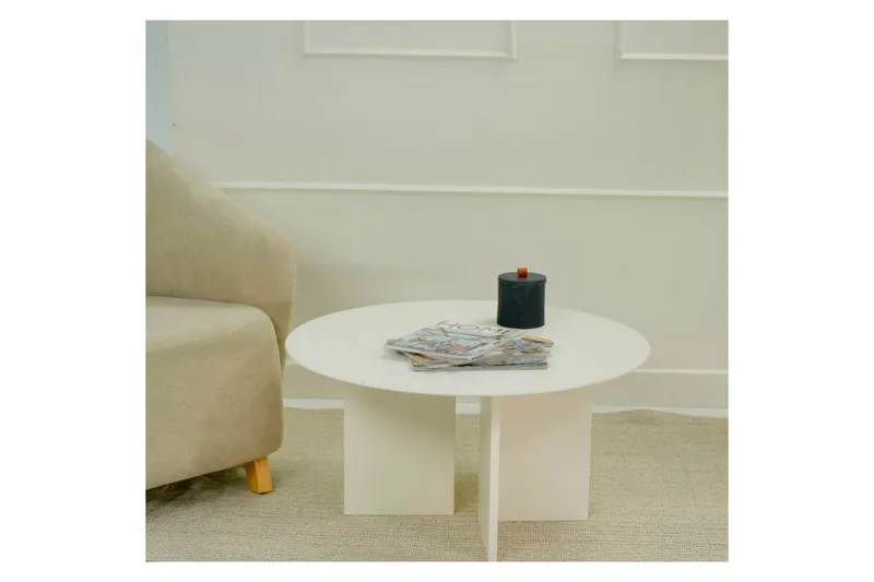 Sofabord Glenure Krem - Krem - Møbler - Bord - Sofabord