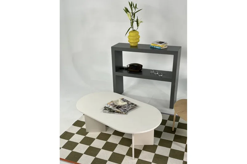 Sofabord Glenure Krem - Krem - Møbler - Bord - Sofabord