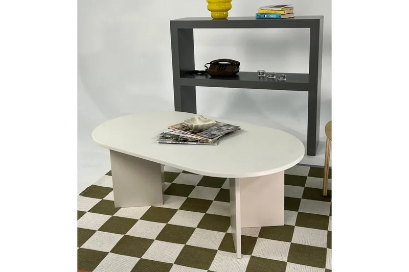 Sofabord Glenure Krem - Krem - Møbler - Bord - Sofabord