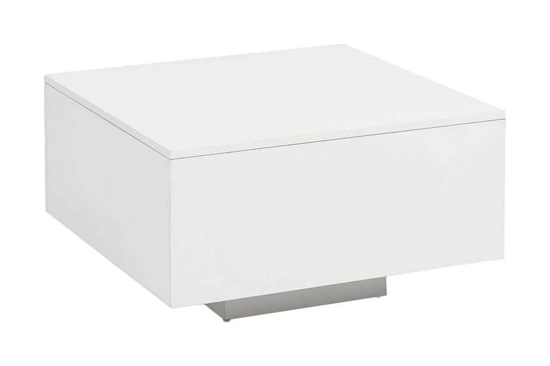 Golnick Sofabord 60 cm med Oppbevaring - Hvit - Møbler - Bord - Sofabord