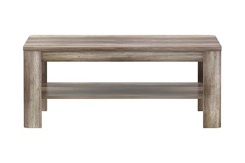Gomon Sofabord 110 cm med Oppbevaringshylle - Brun - Møbler - Bord - Sofabord