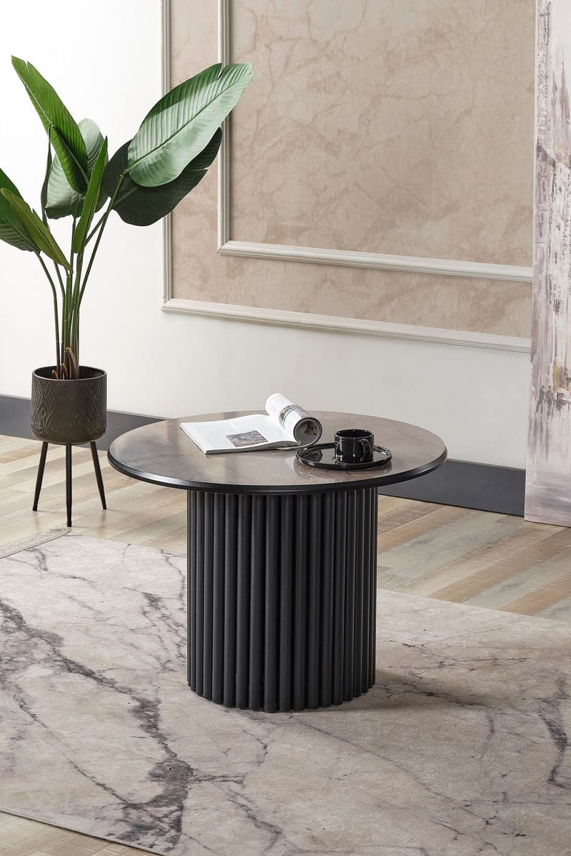 Sofabord Hanah Home Boston (70 x 42 x 70 cm) Svart - Svart - Møbler - Bord - Sofabord