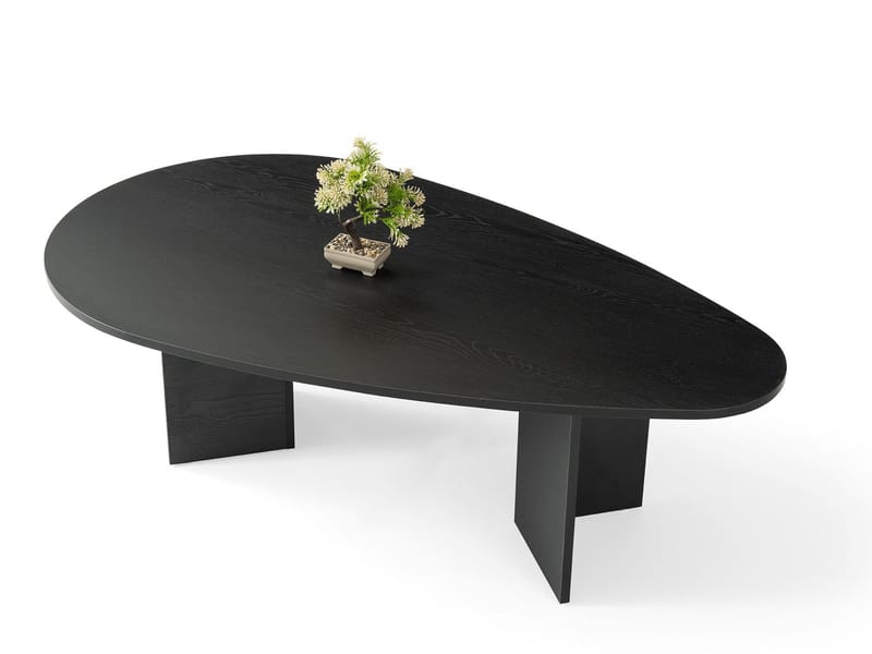 Sofabord Hanah Home Flap (139,5 x 42 x 79,5 cm) Wood Black - Møbler - Bord - Sofabord