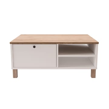 Sofabord Hanah Home Nord (90 x 38,6 x 60 cm) Hvit eik - Hvit og eik - Møbler - Bord - Sofabord