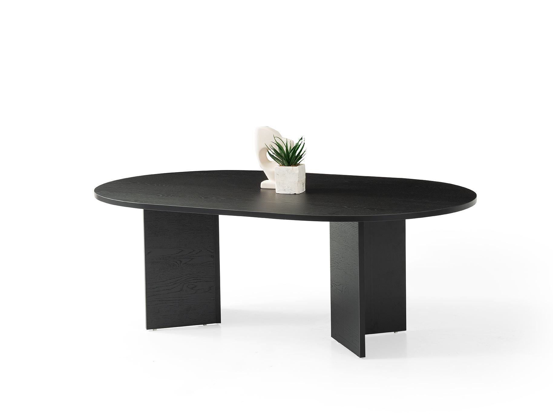 Sofabord Hanah Home Oscar (128 x 42 x 80 cm) Wood Black -