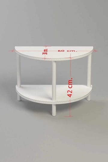 Sofabord Hanah Home Peka Cube (60 x 42 x 30 cm) Antrasitt - Antrasitt - Møbler - Bord - Sofabord