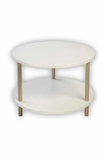 Sofabord Hanah Home Peka Square (Ø60 x H43 cm) Hvit - Hvit - Møbler - Bord - Sofabord
