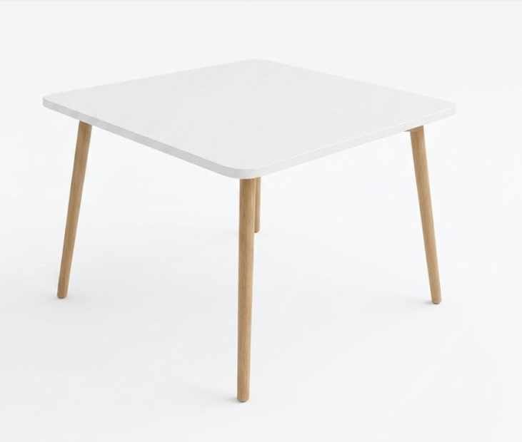 Sofabord Hanah Home Peka Compact (60 x 47 x 60 cm) Hvit - Hvit