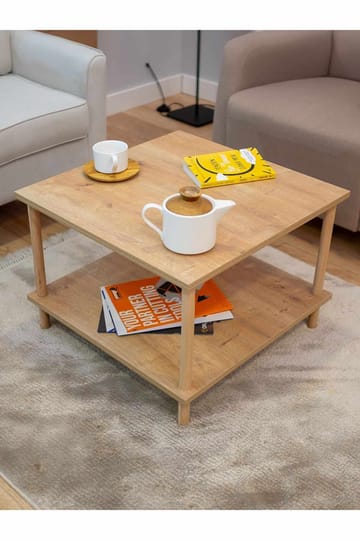 Sofabord Hanah Home Peka Mini (60 x 42,5 x 60 cm) Sapphire Oak - Sapphire Oak - Møbler - Bord - Sofabord