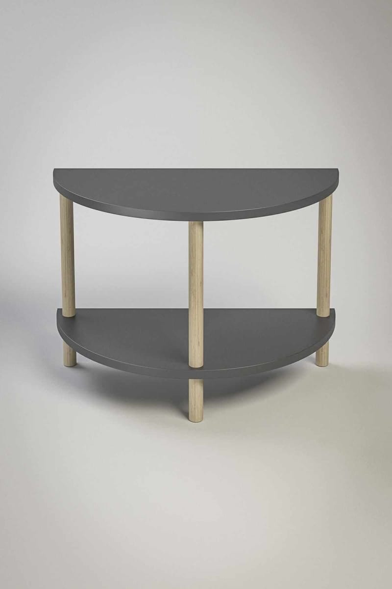 Sofabord Hanah Home Peka Cube (60 x 42 x 30 cm) Antrasitt - Antrasitt - Møbler - Bord - Sofabord