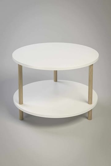 Sofabord Hanah Home Peka Square (Ø60 x H43 cm) Hvit - Hvit - Møbler - Bord - Sofabord