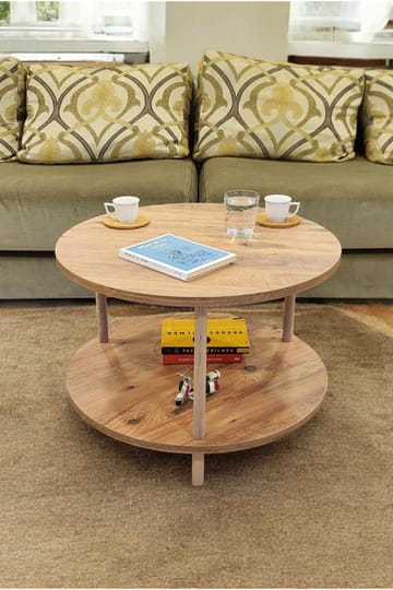 Sofabord Hanah Home Peka Square (Ø60 x H43 cm) Furu - Furu - Møbler - Bord - Sofabord