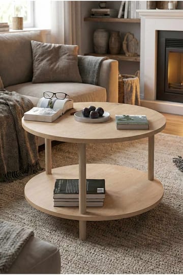 Sofabord Hanah Home Peka Square (Ø60 x H43 cm) Sapphire Oak - Sapphire Oak - Møbler - Bord - Sofabord