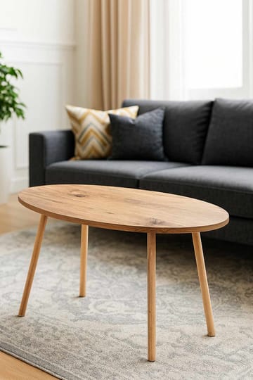Sofabord Hanah Home Peka Low (90 x 60 x 50 cm) Furu - Furu - Møbler - Bord - Sofabord