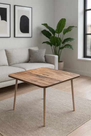 Sofabord Hanah Home Peka Compact (60 x 47 x 60 cm) Furu - Furu - Møbler - Bord - Sofabord
