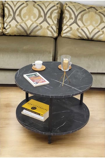 Sofabord Hanah Home Peka Square (Ø60 x H43 cm) Marmor - Marmor - Møbler - Bord - Sofabord