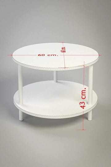 Sofabord Hanah Home Peka Square (Ø60 x H43 cm) Furu - Furu - Møbler - Bord - Sofabord