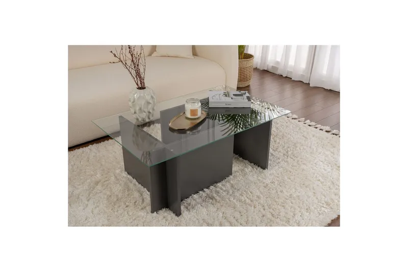Sofabord Haruto Antrasitt - Antrasitt - Møbler - Bord - Sofabord