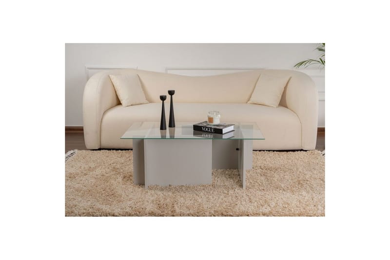 Sofabord Haruto Grå - Grå - Møbler - Bord - Sofabord