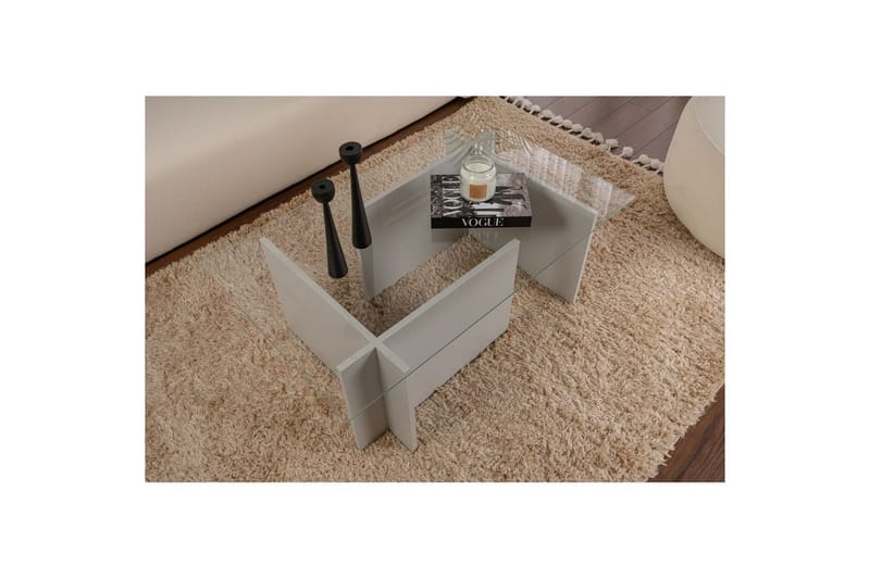 Sofabord Haruto Grå - Grå - Møbler - Bord - Sofabord