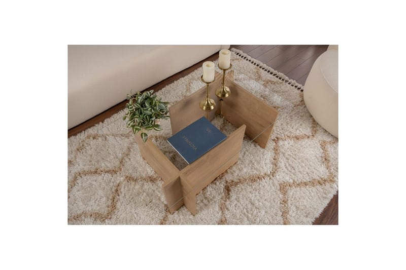 Sofabord Haruto Honey Oak - Honey Oak - Møbler - Bord - Sofabord