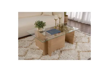 Sofabord Haruto Honey Oak - Honey Oak - Møbler - Bord - Sofabord