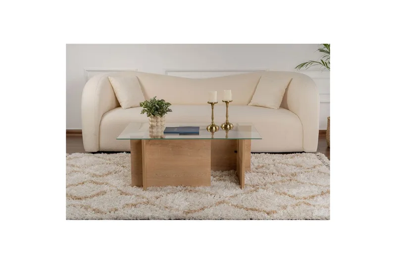 Sofabord Haruto Honey Oak - Honey Oak - Møbler - Bord - Sofabord