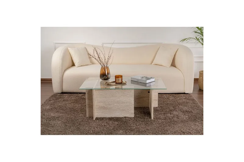 Sofabord Haruto Travertin - Travertin - Møbler - Bord - Sofabord