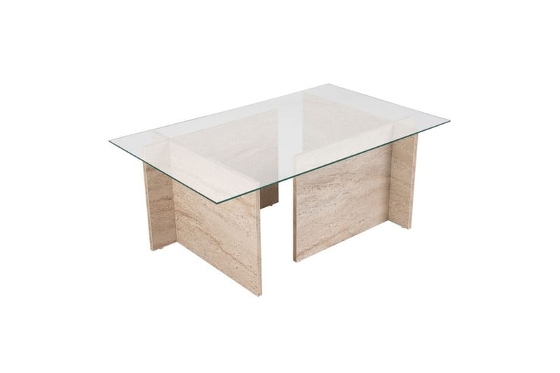 Sofabord Haruto Travertin - Travertin - Møbler - Bord - Sofabord